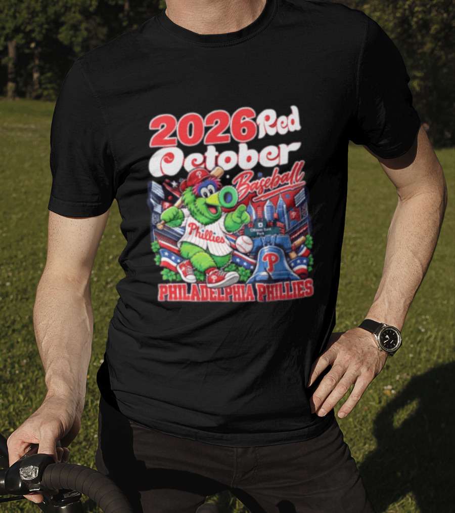 2026 Red October Baseball Philadelphia Phillies MLB Fanatic Phillies T-Shirt