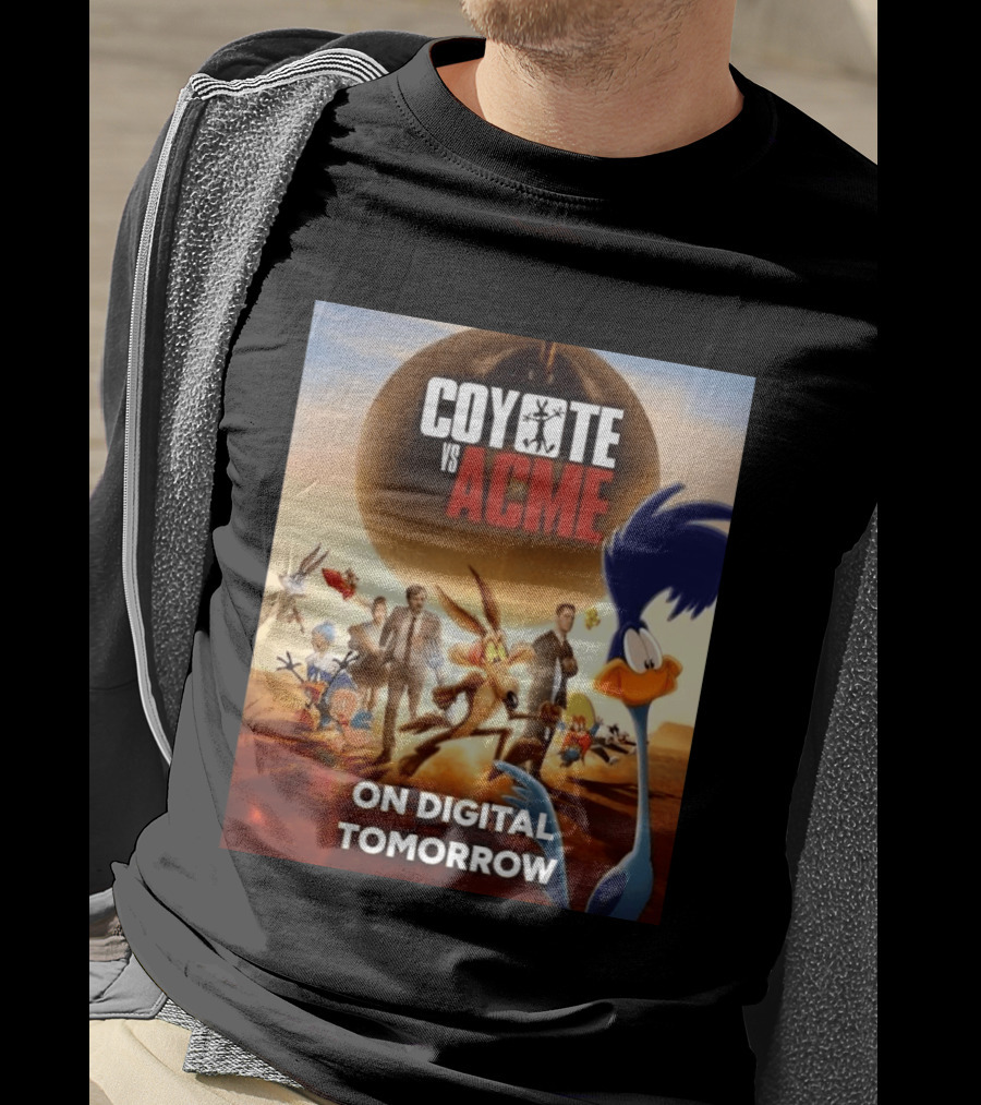 Coyote Vs Acme Digital Release Featuring Iconic Looney Tunes Characters T-Shirt