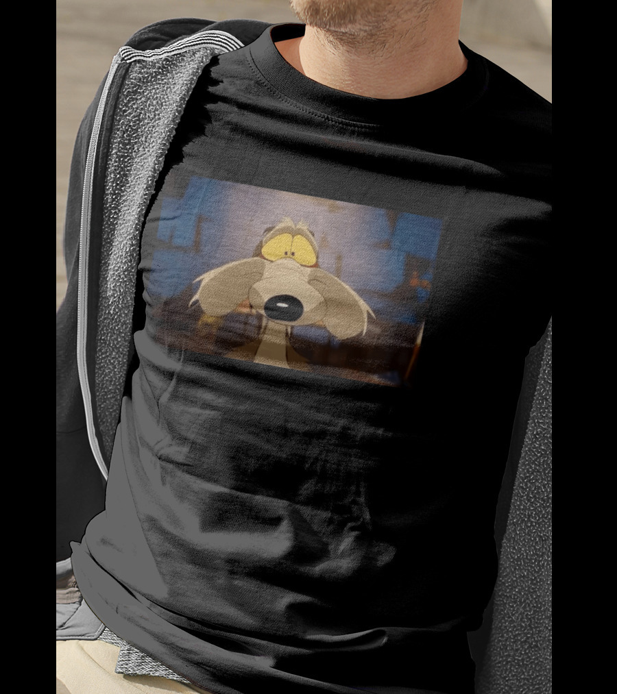 Coyote Vs Acme Release On Digital Tomorrow Animated Character Image T-Shirt