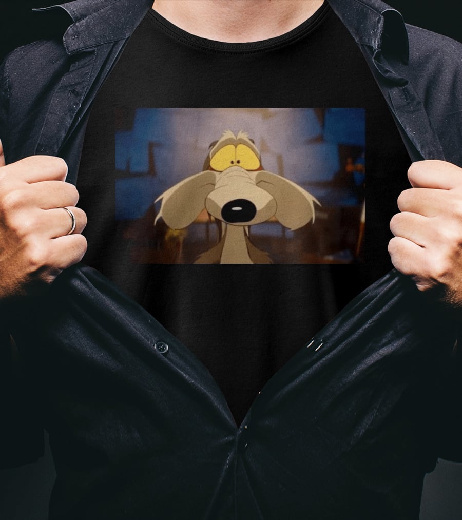 Coyote Vs Acme Release On Digital Tomorrow Animated Character Image T-Shirt
