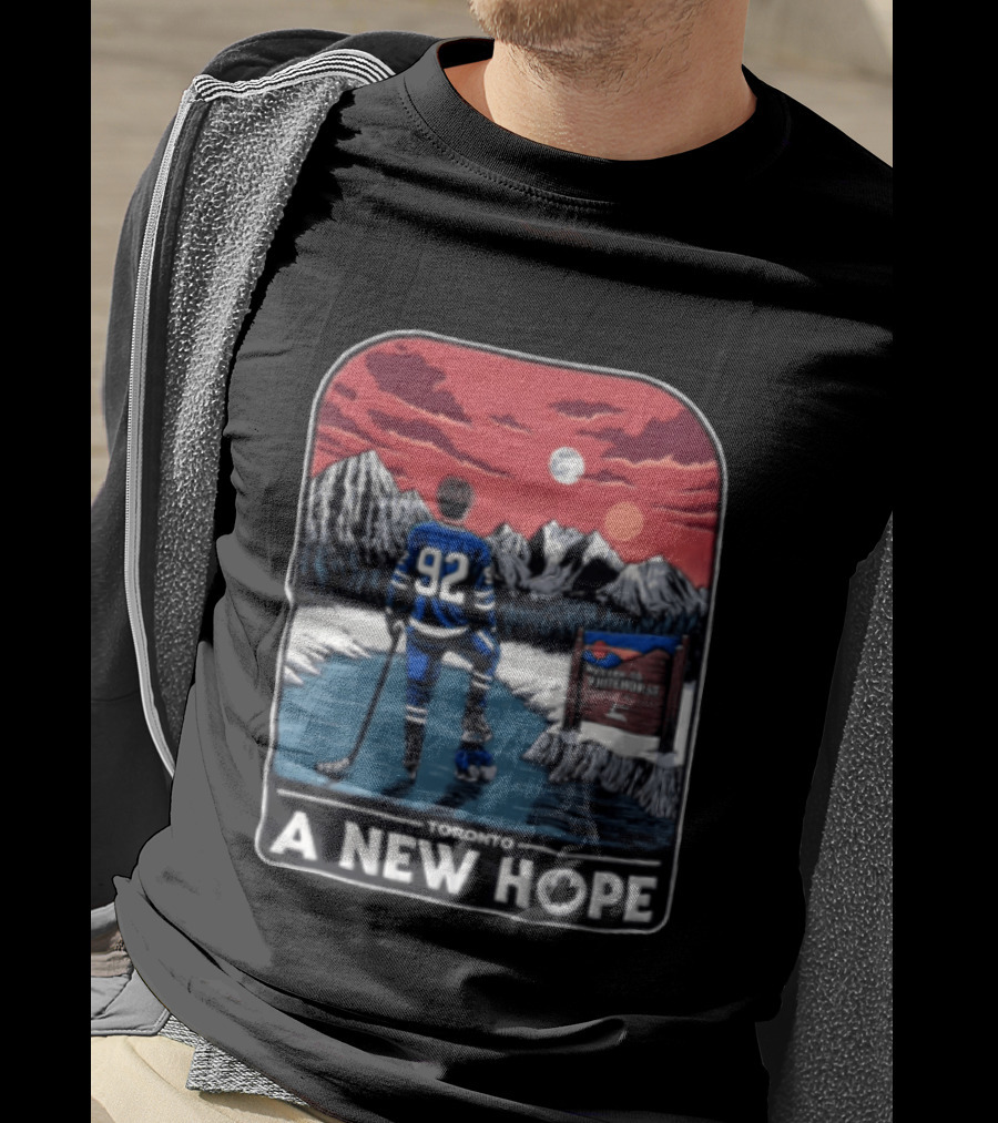 Toronto A New Hope 92 NHL Hockey Sunset Mountain Scene T-Shirt