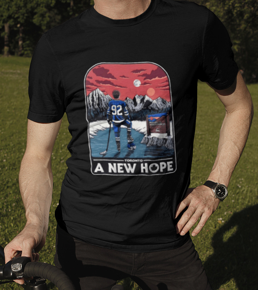 Toronto A New Hope 92 NHL Hockey Sunset Mountain Scene T-Shirt