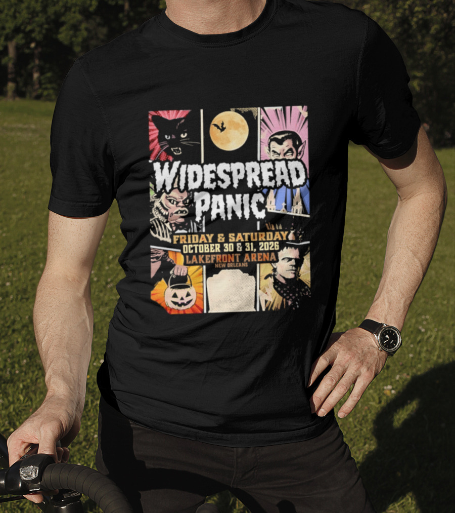 Widespread Panic Halloween Weekend October 30 & 31 2026 Lakefront Arena Event T-Shirt