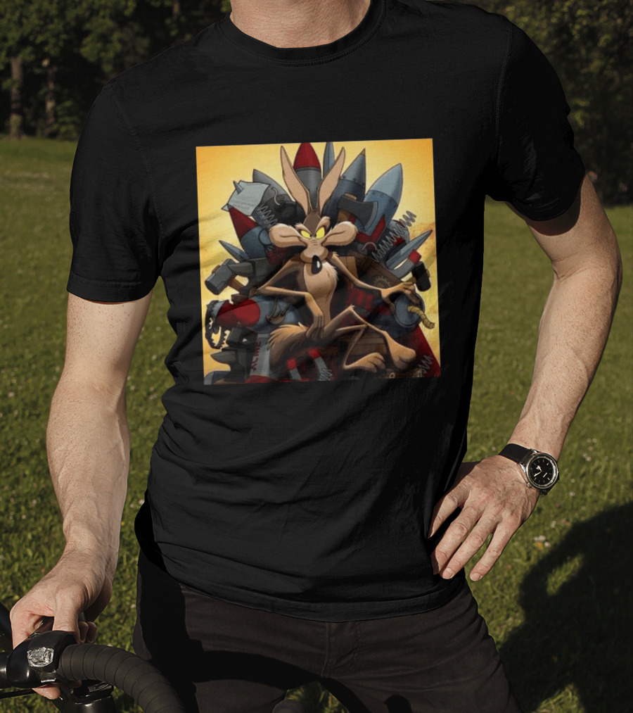 Wile E. Coyote Acme Rockets Digital Release Tomorrow T-Shirt