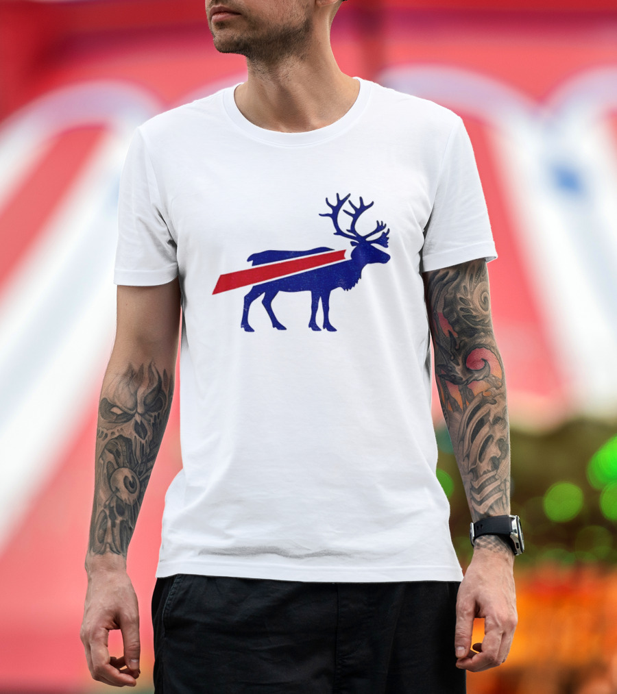 Buffalo Bills Reindeer Christmas Edition T-Shirt