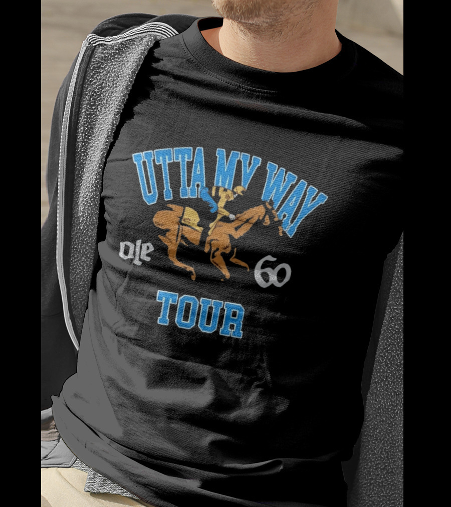 UTTA MY WAY Ole 60 Tour Horse Racing Jockey T-Shirt