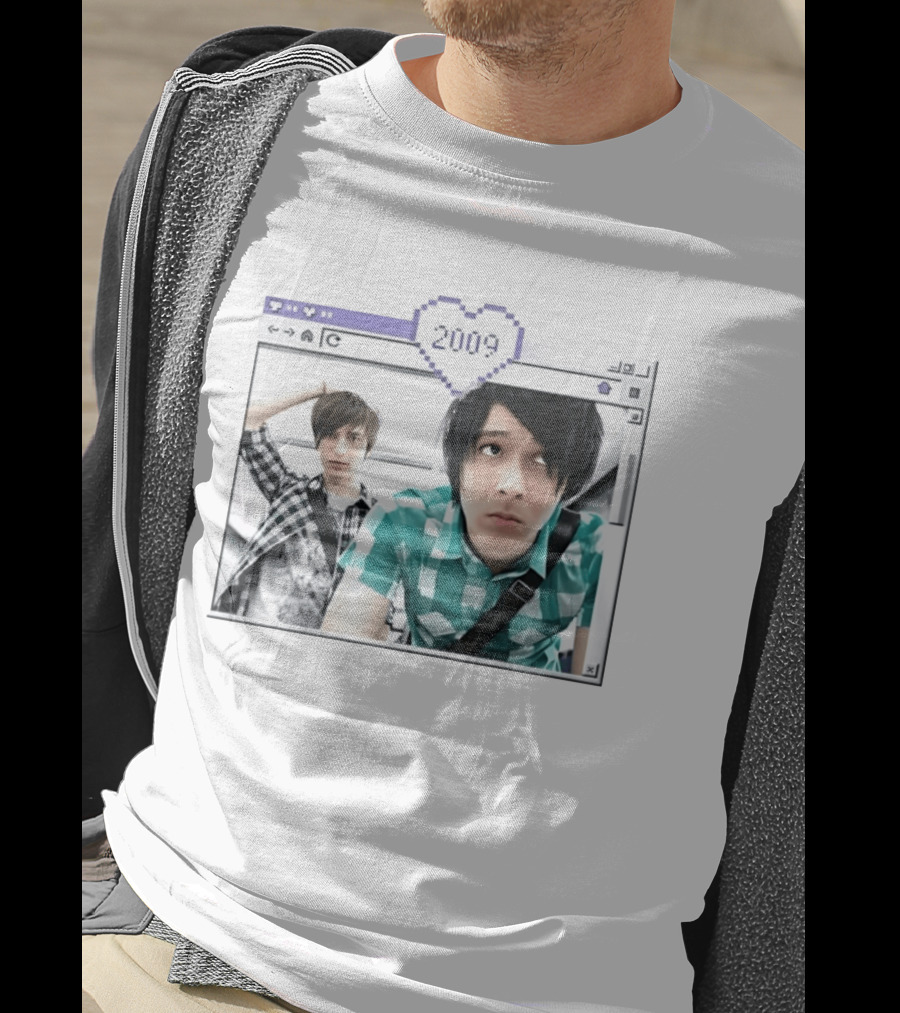 Cobra Starship 2009 Browser Window Pixel Heart Photo Frame T-Shirt