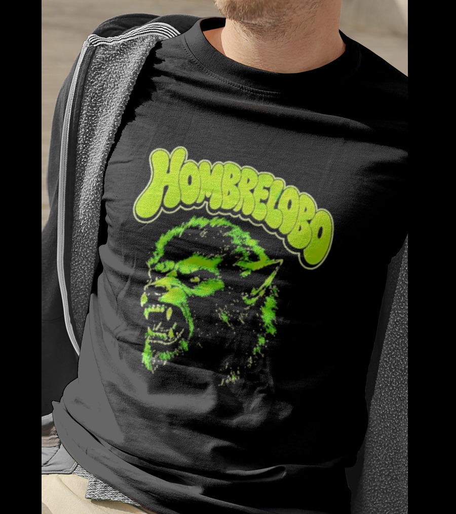 Hombrelobo Werewolf Neon Green Horror T-Shirt
