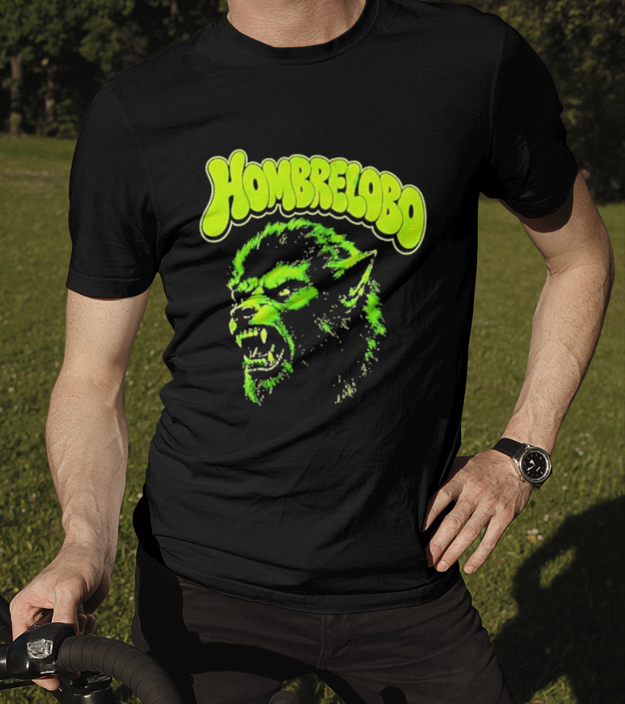 Hombrelobo Werewolf Neon Green Horror T-Shirt