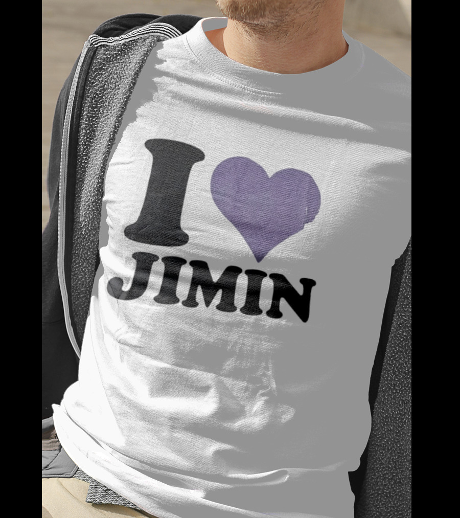 I Love Jimin Heart K Pop BTS Fan Merchandise T-Shirt