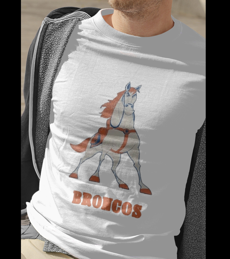 Maximus Broncos Football Horse Denver Broncos T-Shirt