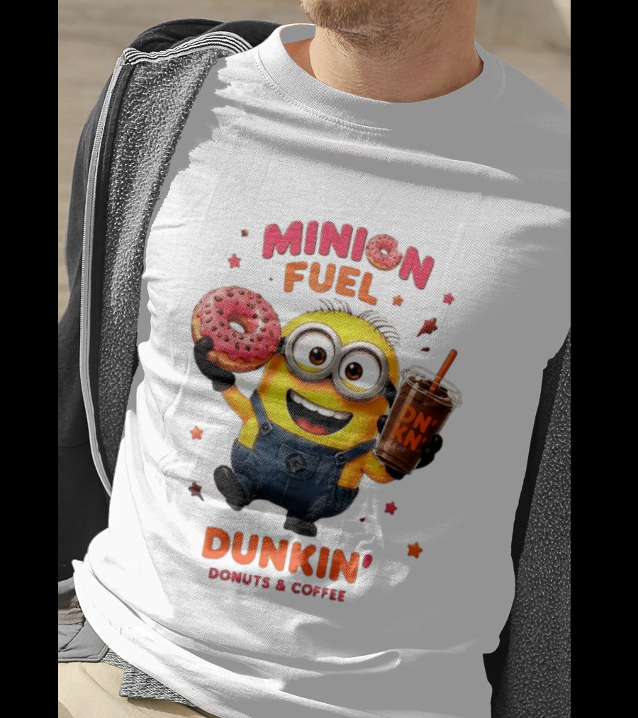 Minion Fuel Dunkin' Donuts Coffee Minions Donut Drink T-Shirt