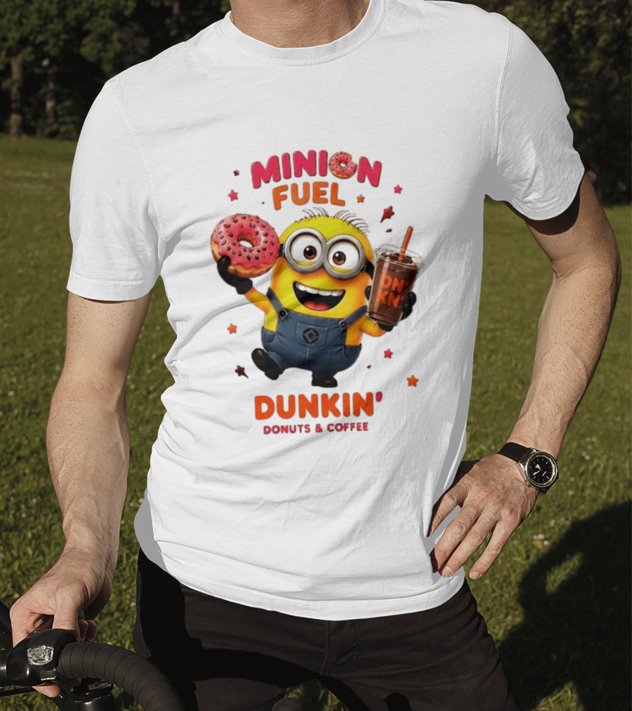 Minion Fuel Dunkin' Donuts Coffee Minions Donut Drink T-Shirt