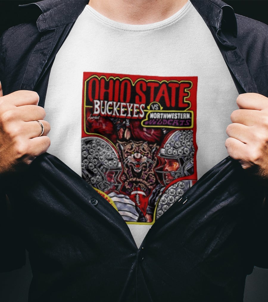Ohio State Buckeyes Vs Northwestern Wildcats 2026 November Rivalry Ohio Stadium T-Shirt