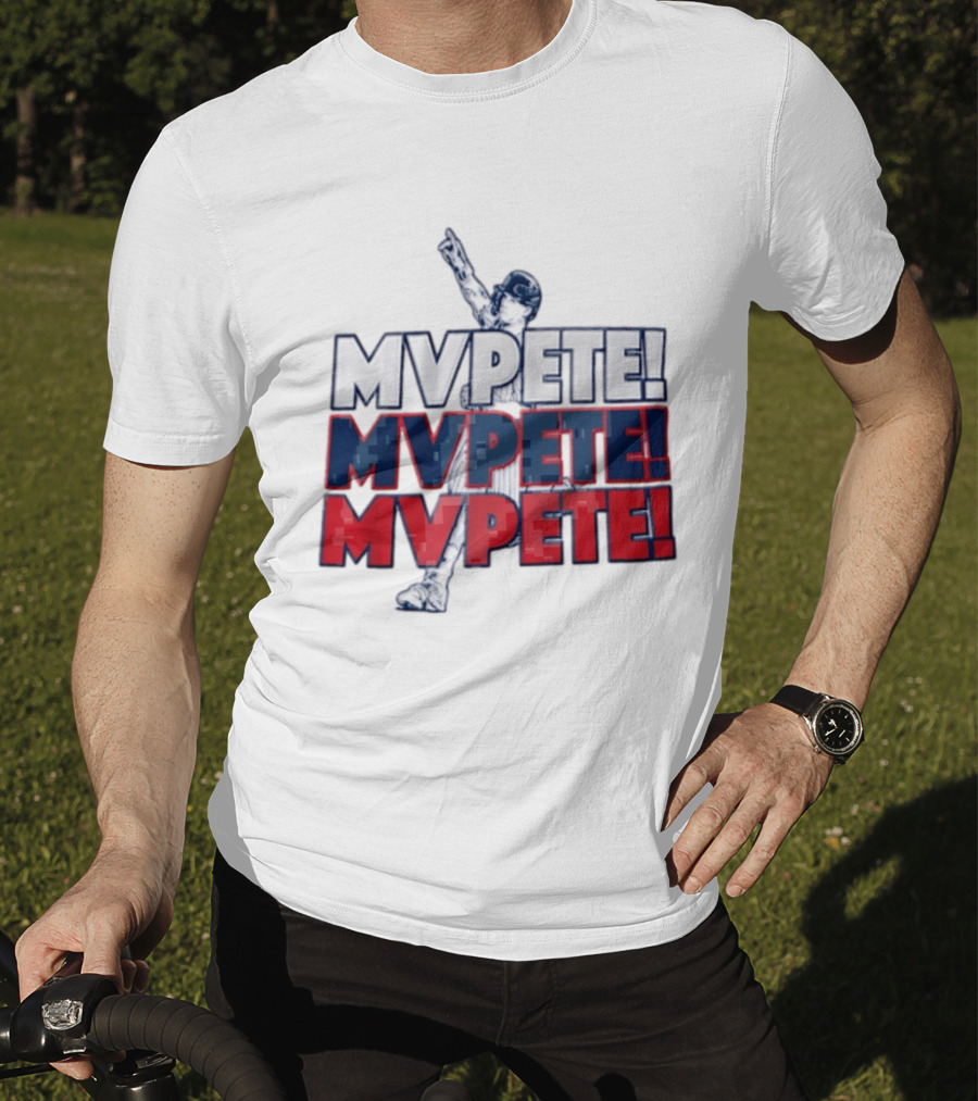 Pete Alonso New York Mets MLB Mvpete The Players Baseball T-Shirt