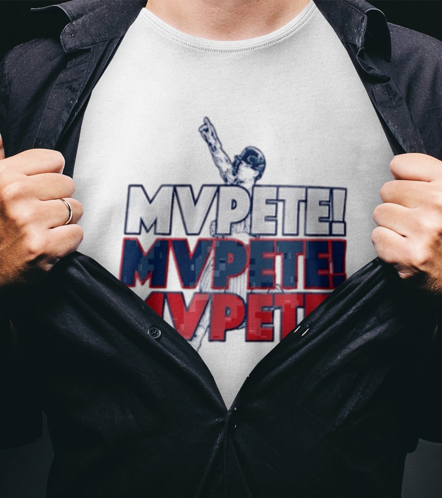 Pete Alonso New York Mets MLB Mvpete The Players Baseball T-Shirt