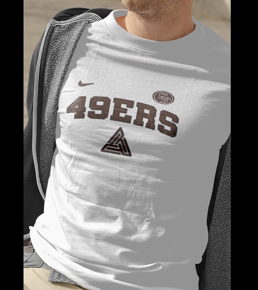 San Francisco 49ers C Brown Nike Triangle Collaboration T-Shirt