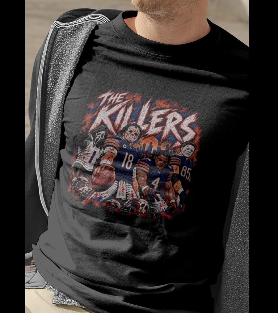 The Killers Chicago Bears Halloween Caleb Williams T-Shirt