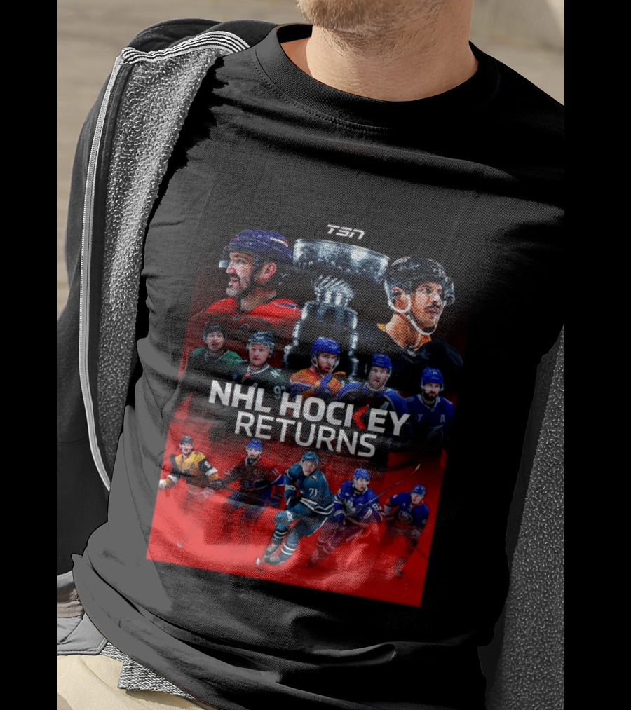 TSN NHL Hockey Returns 2026 2027 Featuring Star Players And Stanley Cup T-Shirt