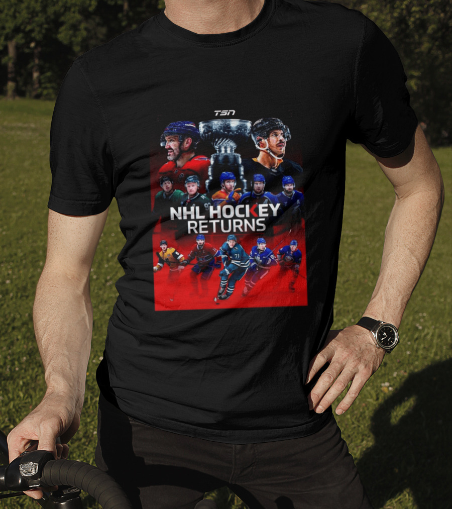 TSN NHL Hockey Returns 2026 2027 Featuring Star Players And Stanley Cup T-Shirt