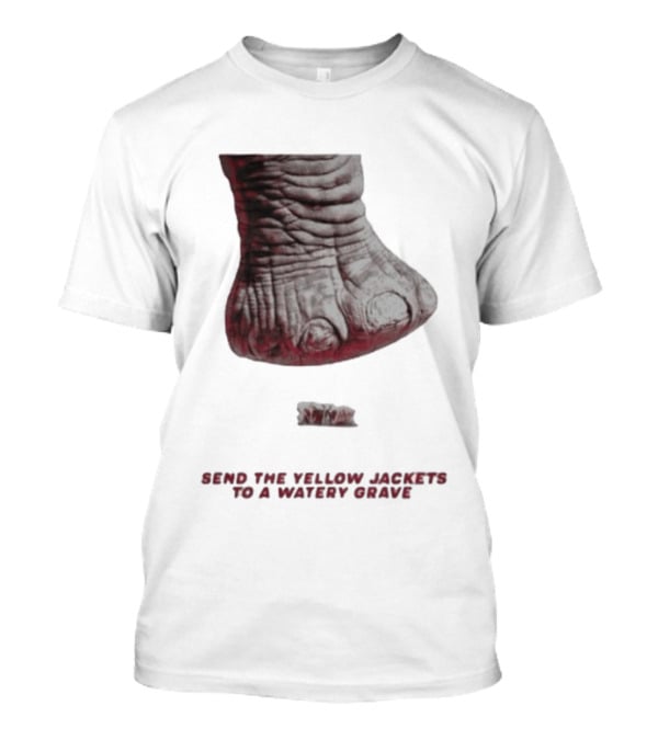 Alabama Hockey Vs Georgia Tech Send The Yellow Jackets To A Watery Grave Vintage Monster Foot T-Shirt