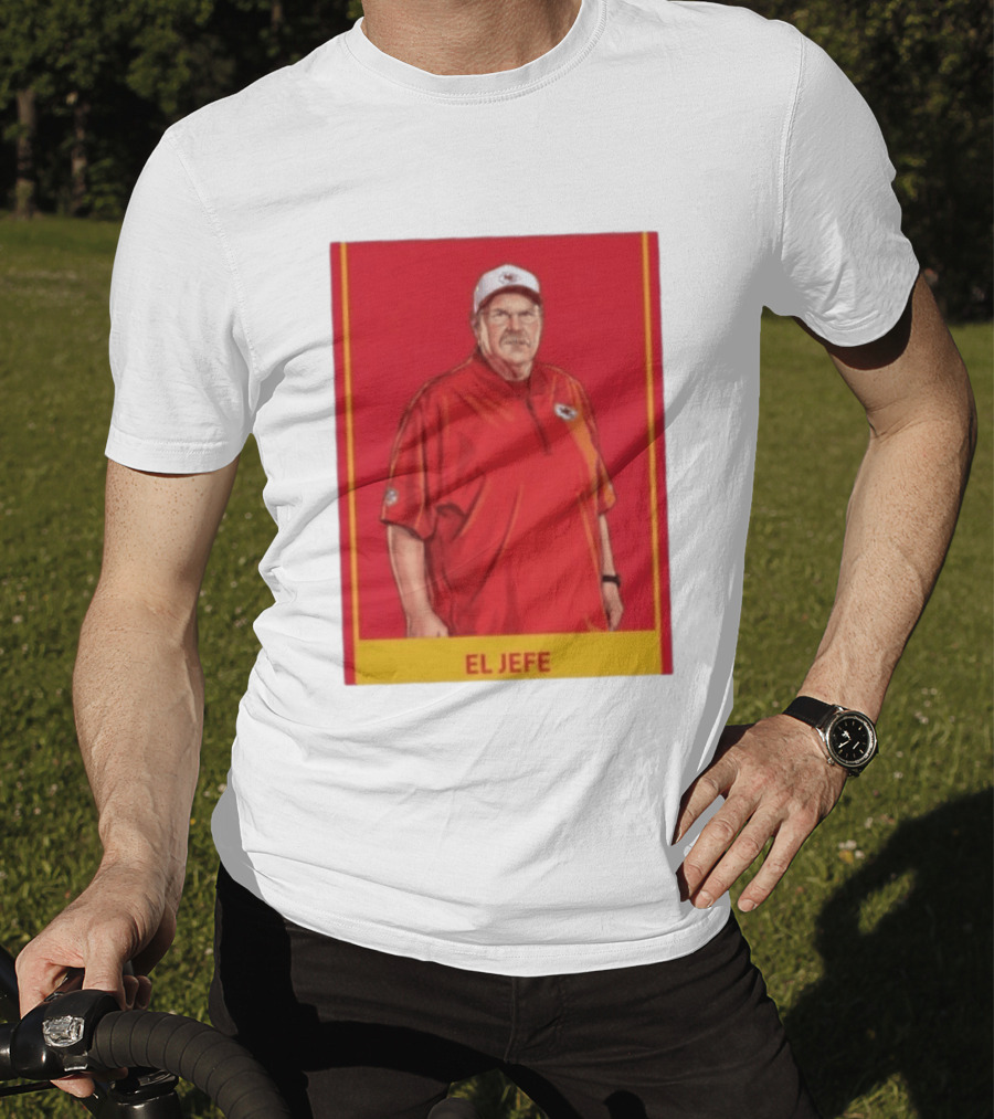 Andy Reid El Jefe Kansas City Chiefs Coach Red Chiefs T-Shirt