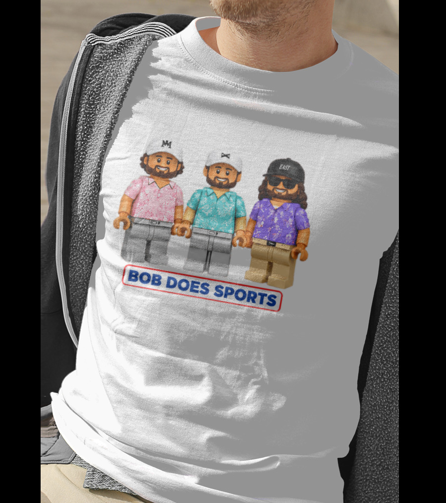 Bob Does Sports Fun Lego Figures With Hats And Sunglasses T-Shirt