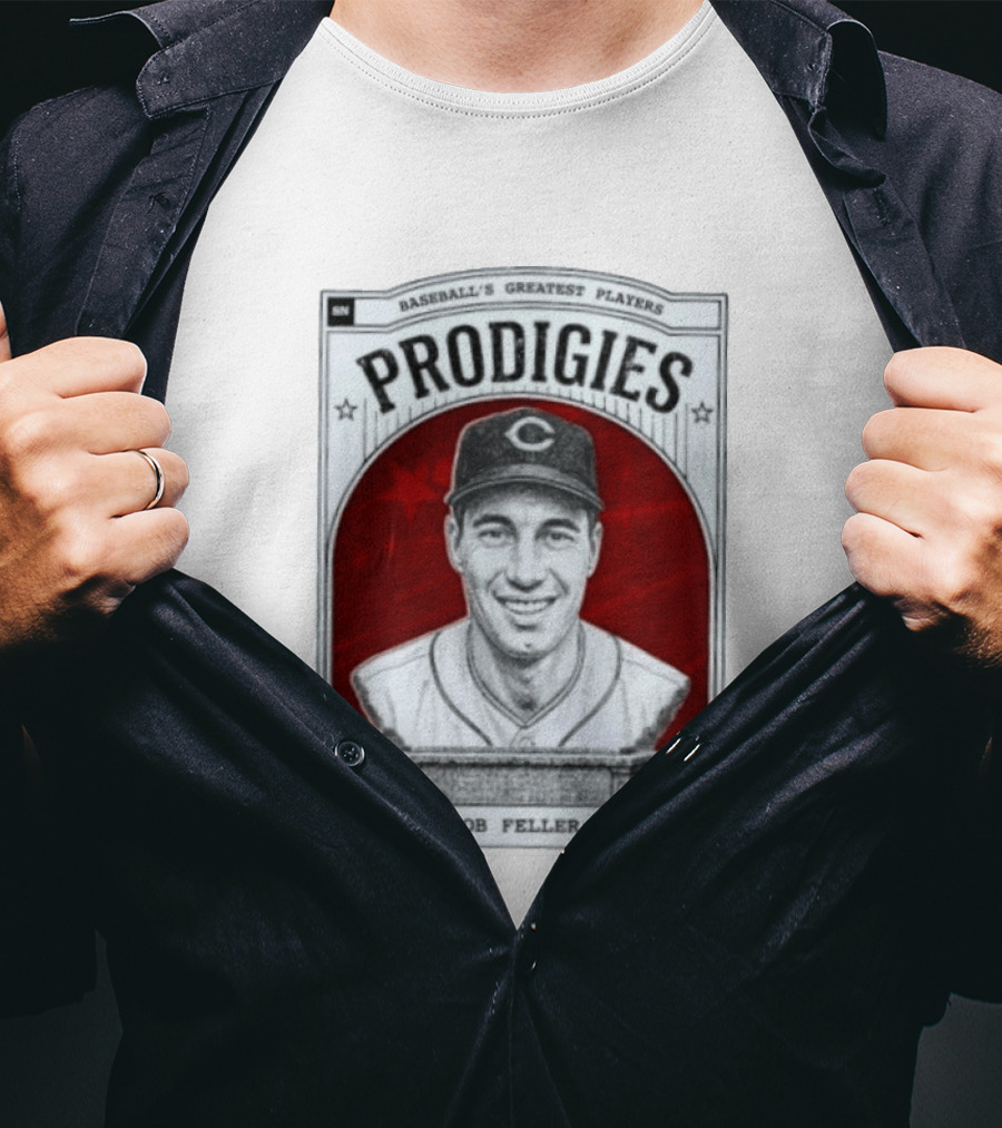 Baseball's Greatest Players Prodigies Bob Feller T-Shirt