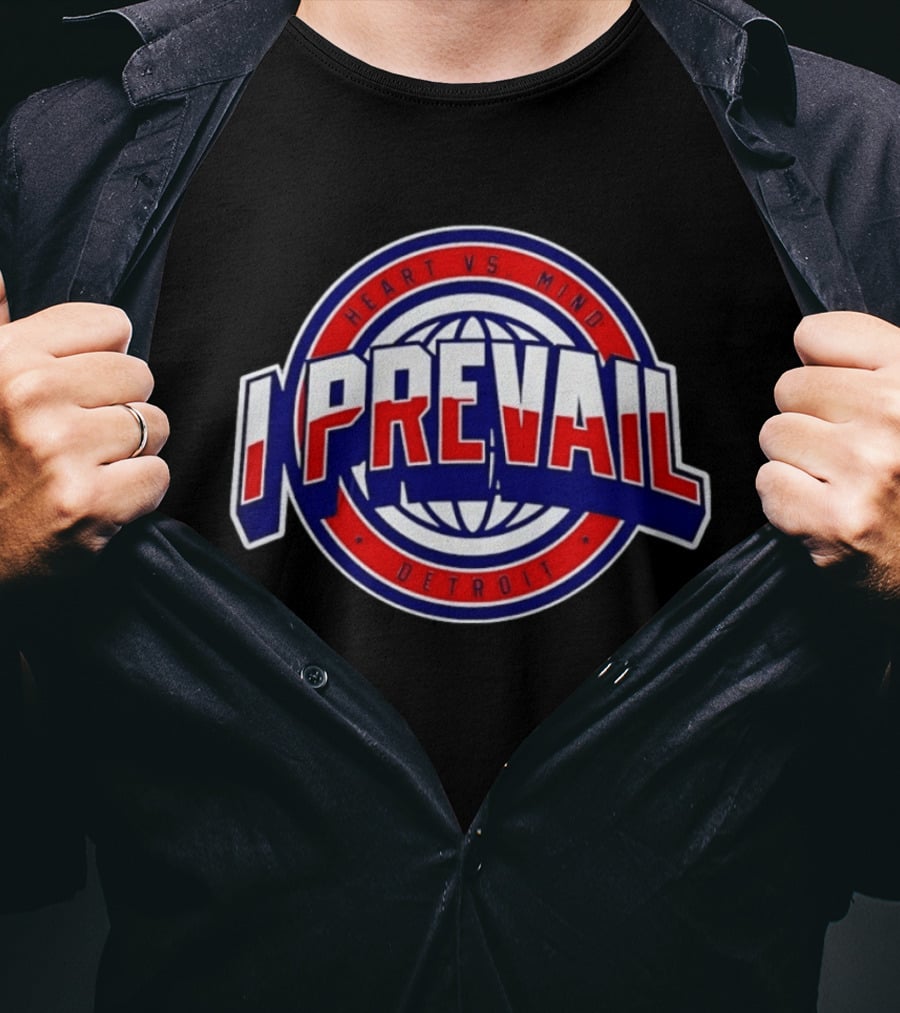 I Prevail Heart Vs Mind Detroit Metalcore Band Merchandise T-Shirt