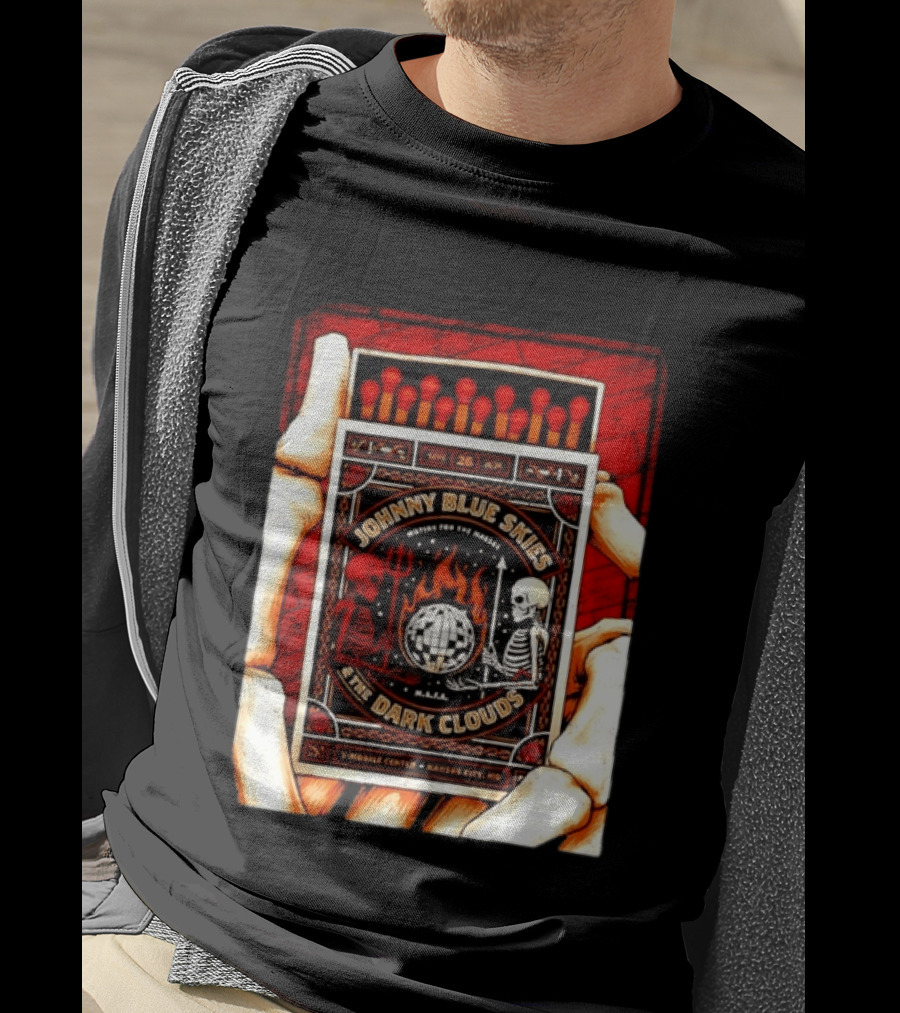 Johnny Blue Skies & The Dark Clouds Mutiny For The Masses Mobile Center Kansas City Sept 26 2026 T-Shirt