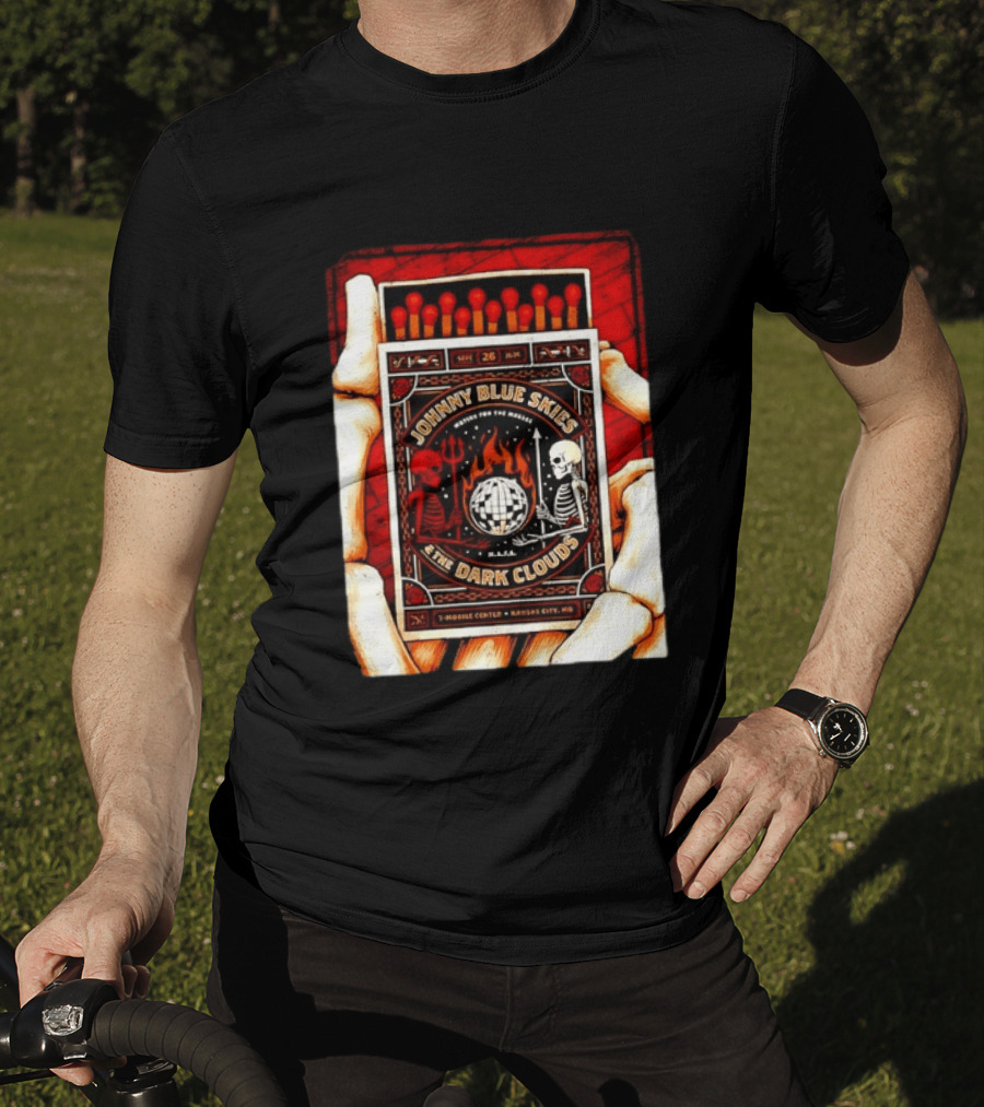 Johnny Blue Skies & The Dark Clouds Mutiny For The Masses Mobile Center Kansas City Sept 26 2026 T-Shirt