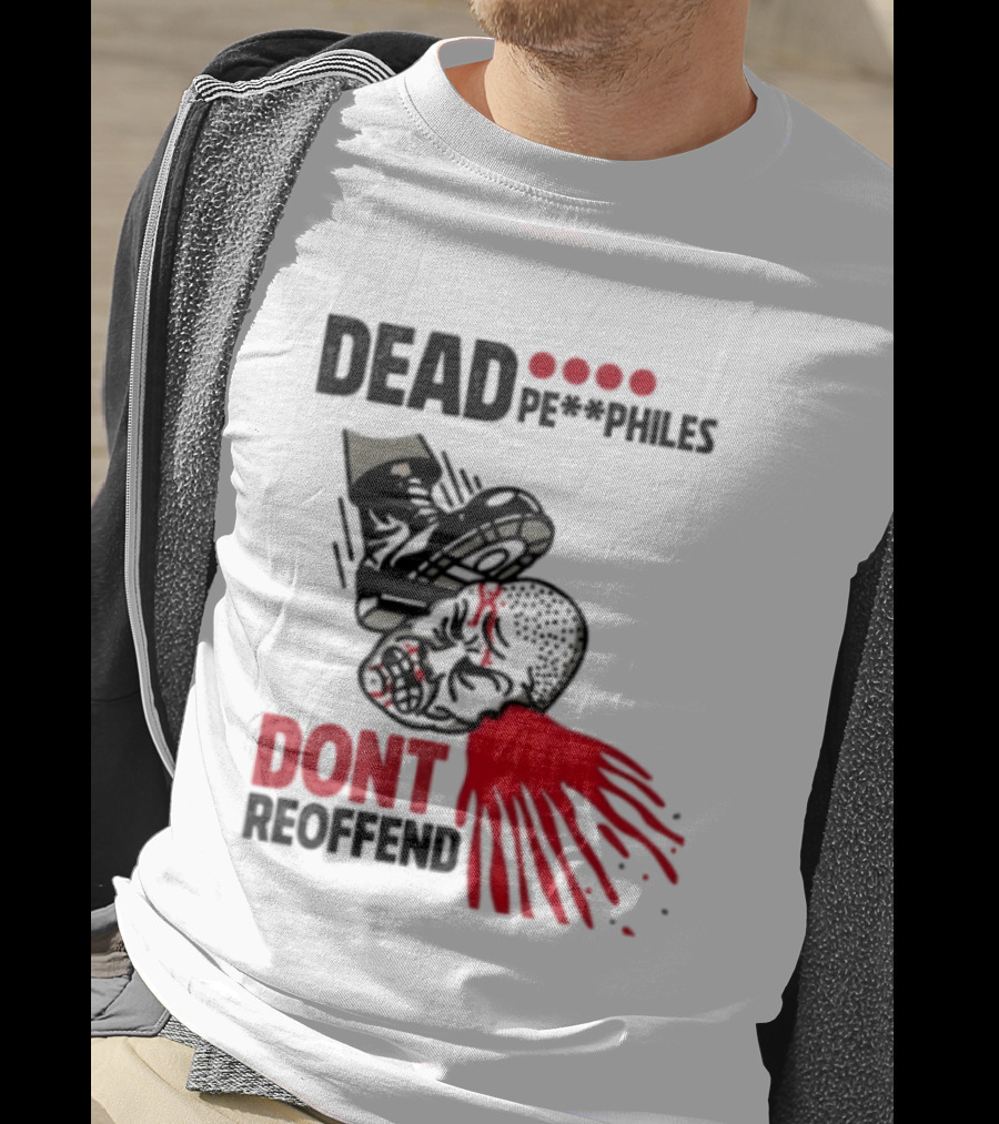 Dead Pedophiles Vigilante Justice Graphic Don't Reoffend T-Shirt