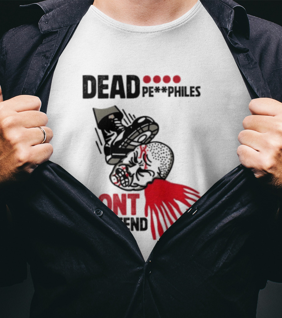 Dead Pedophiles Vigilante Justice Graphic Don't Reoffend T-Shirt