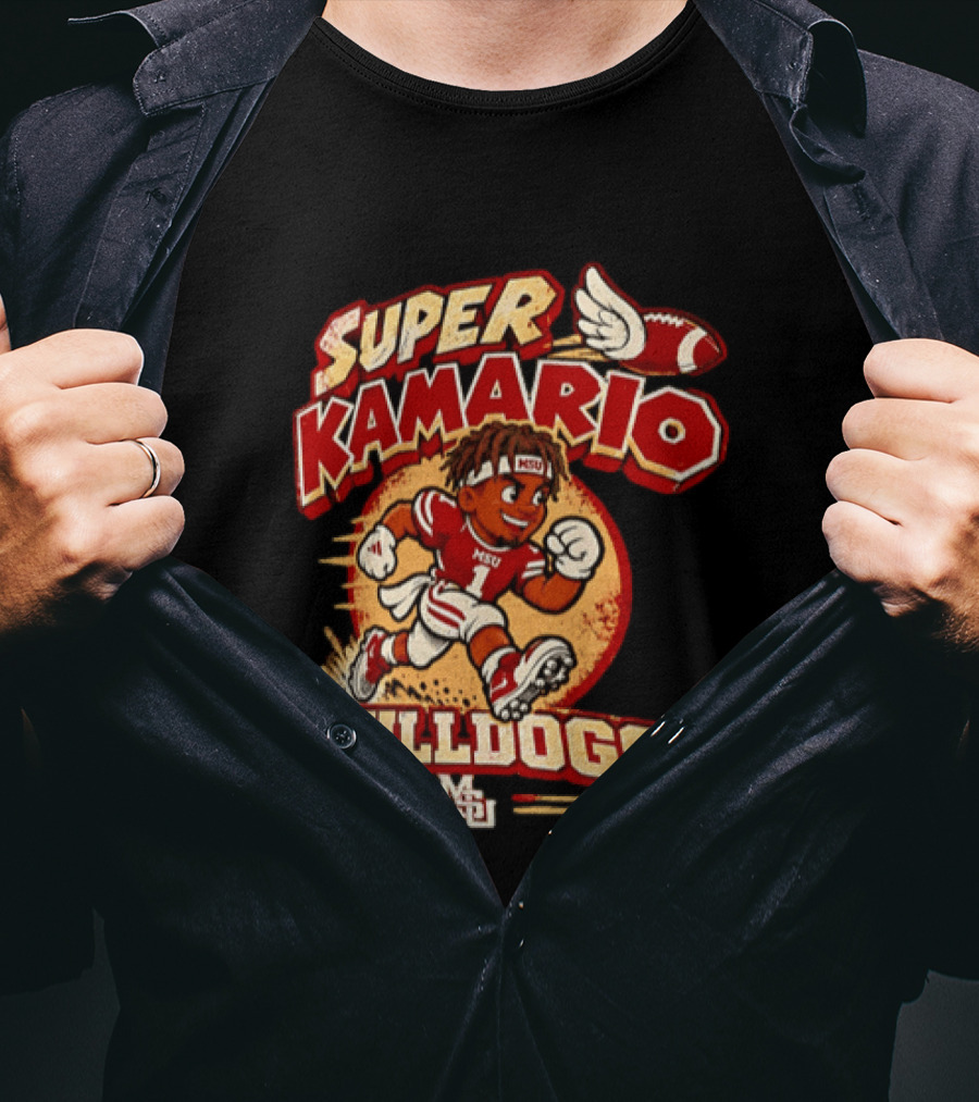 Super Kamario Mississippi State Bulldogs MSU T-Shirt