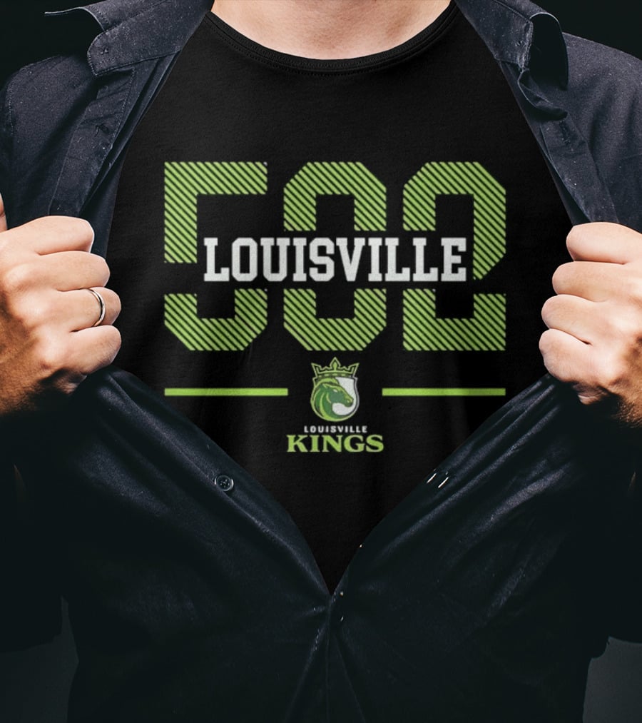 Louisville 502 Kings Logo And Crest T-Shirt