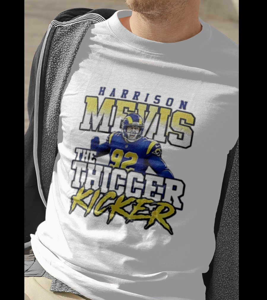 Harrison Mevis Los Angeles Rams The Thiccer Kicker T-Shirt