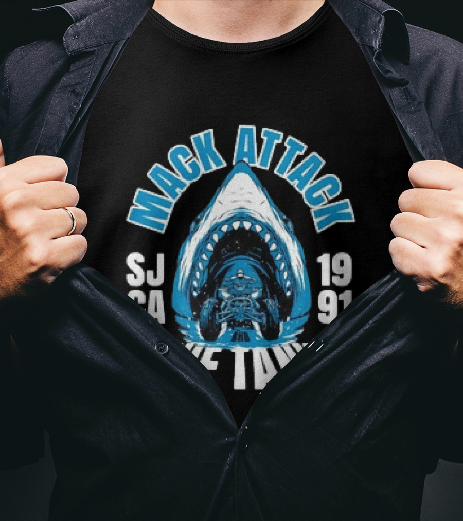 Mack Attack San Jose 1991 The Tank Sharks T-Shirt