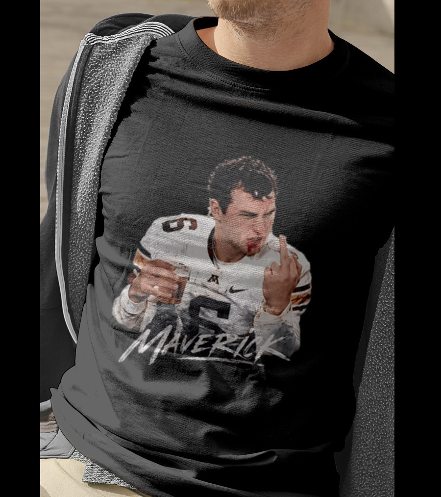 Maverick Baranowski Minnesota Golden Gophers Football Gesture T-Shirt