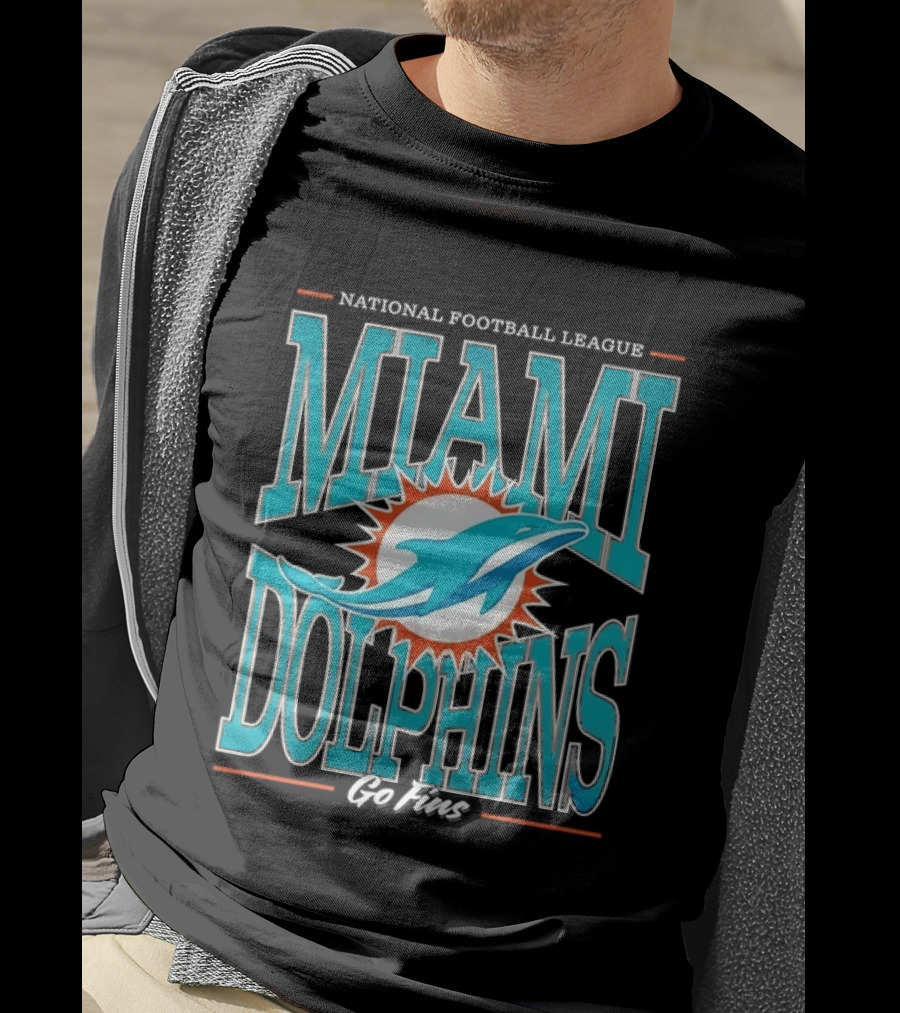 National Football League Miami Dolphins Go Fins T-Shirt