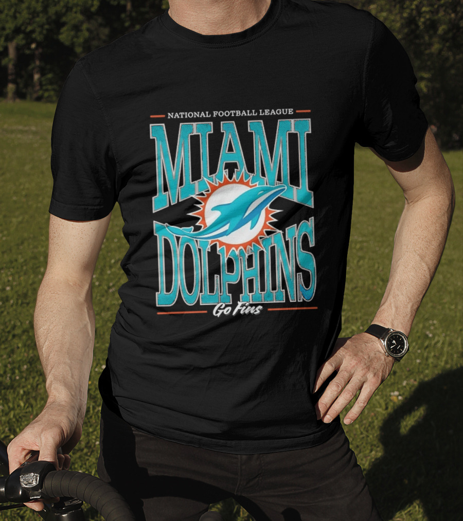 National Football League Miami Dolphins Go Fins T-Shirt