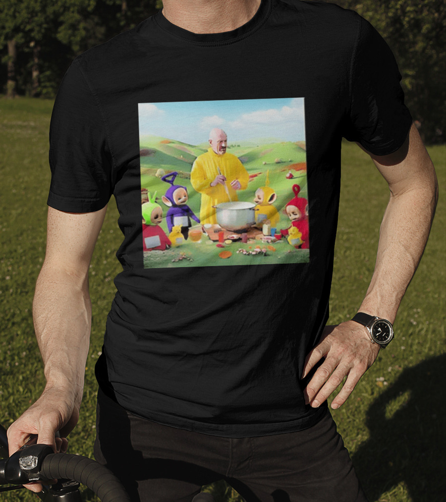 Breaking Bad Walter White Cooking With Teletubbies Scene T-Shirt