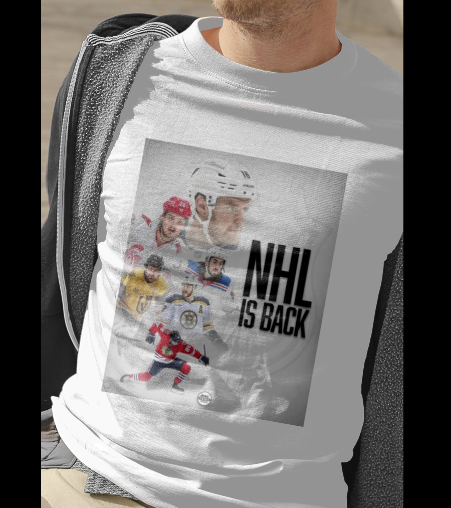 NHL 2026 2027 Is Back Featuring Iconic Players And Teams Like Boston Vegas Florida Carolina T-Shirt