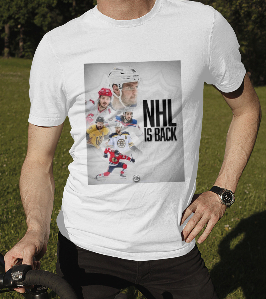 NHL 2026 2027 Is Back Featuring Iconic Players And Teams Like Boston Vegas Florida Carolina T-Shirt