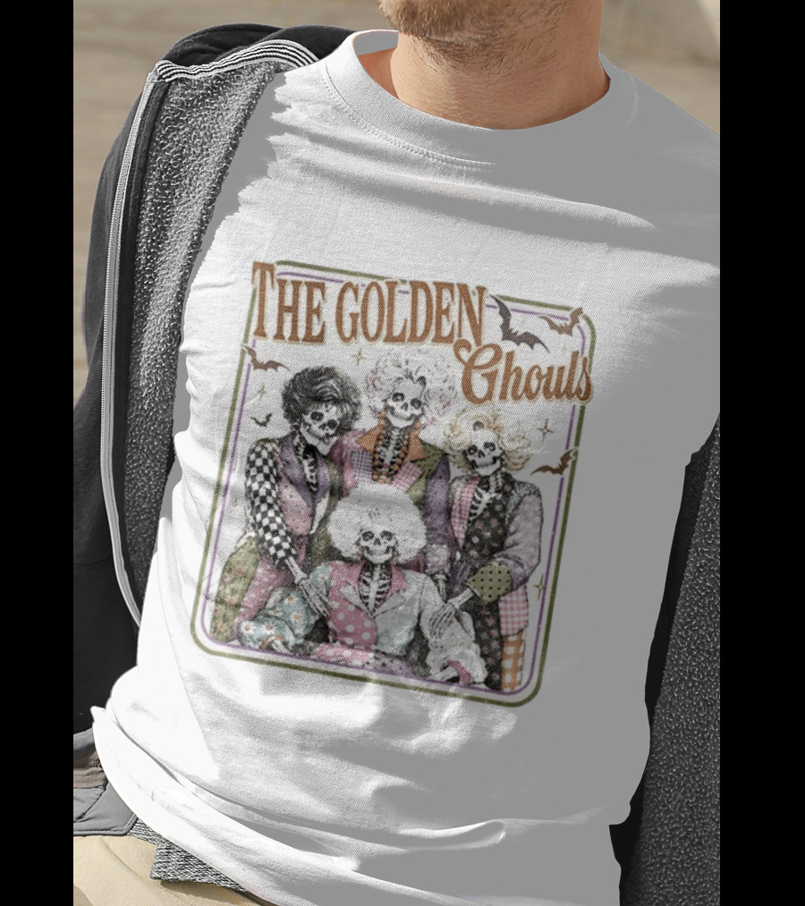 The Golden Ghouls Preppy Halloween Friends 2026 T-Shirt