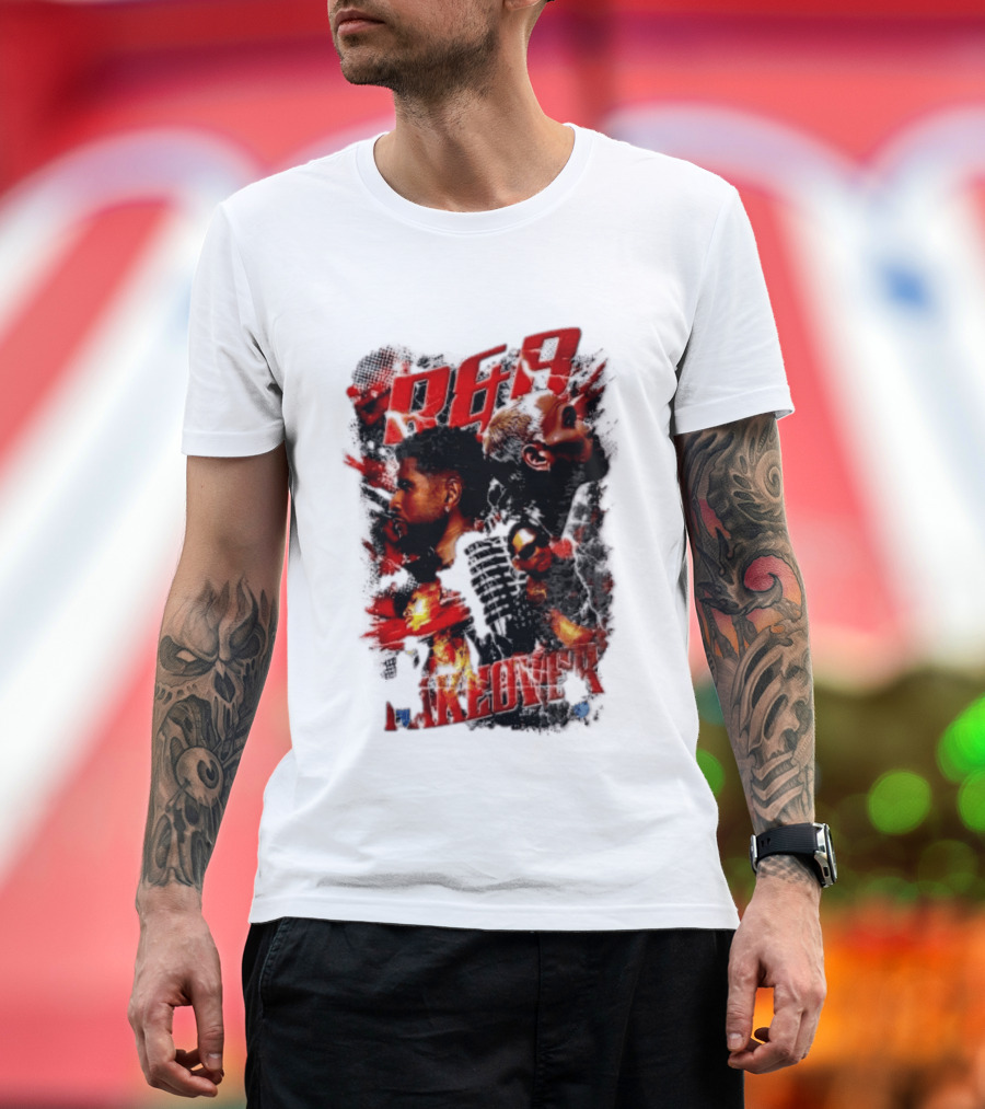 Usher Chris Brown R&B Takeover Singing Lightning Collage T-Shirt