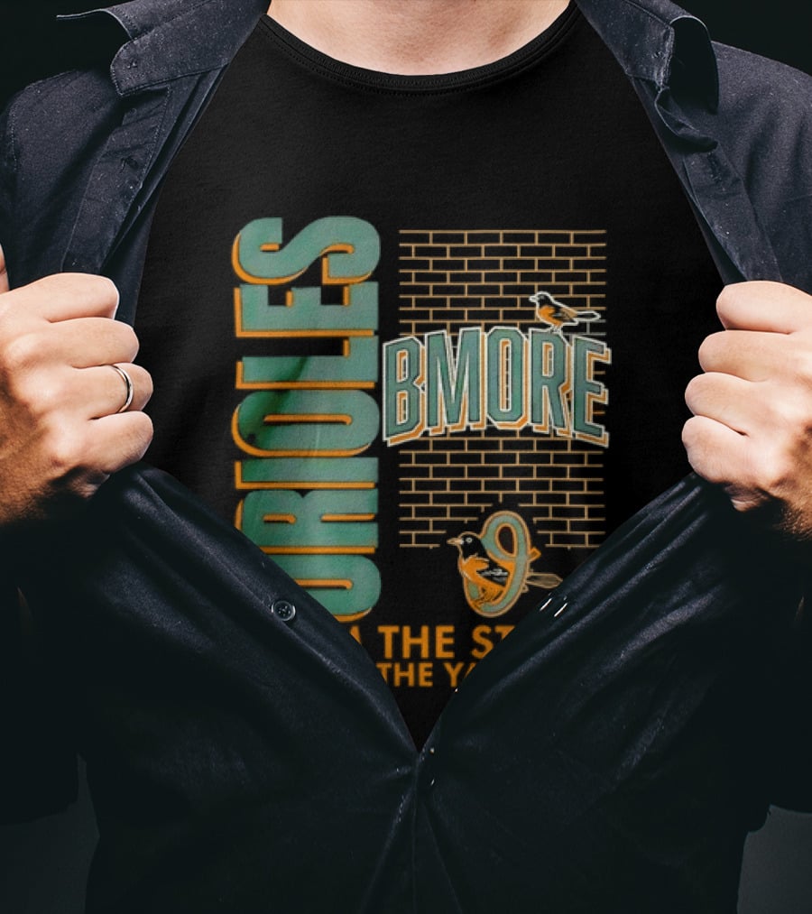 Baltimore Orioles Bmore Orioles From The Stoop To The Yard T-Shirt