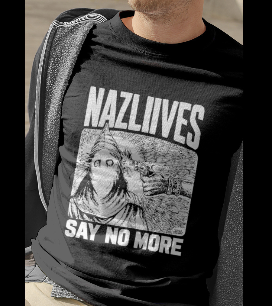Nazliives Say No More Mysterious Eyeless Figure T-Shirt