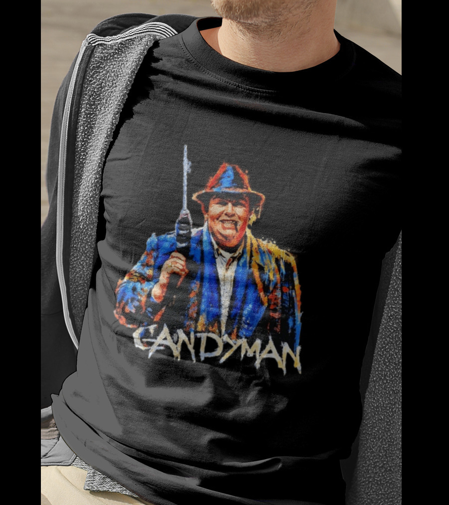 Candyman Horror Movie Tony Todd With Hook And Iconic Outfit T-Shirt