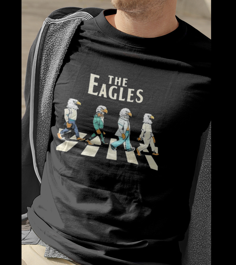 Philadelphia Eagles The Eagles Abbey Road Classic Rock T-Shirt