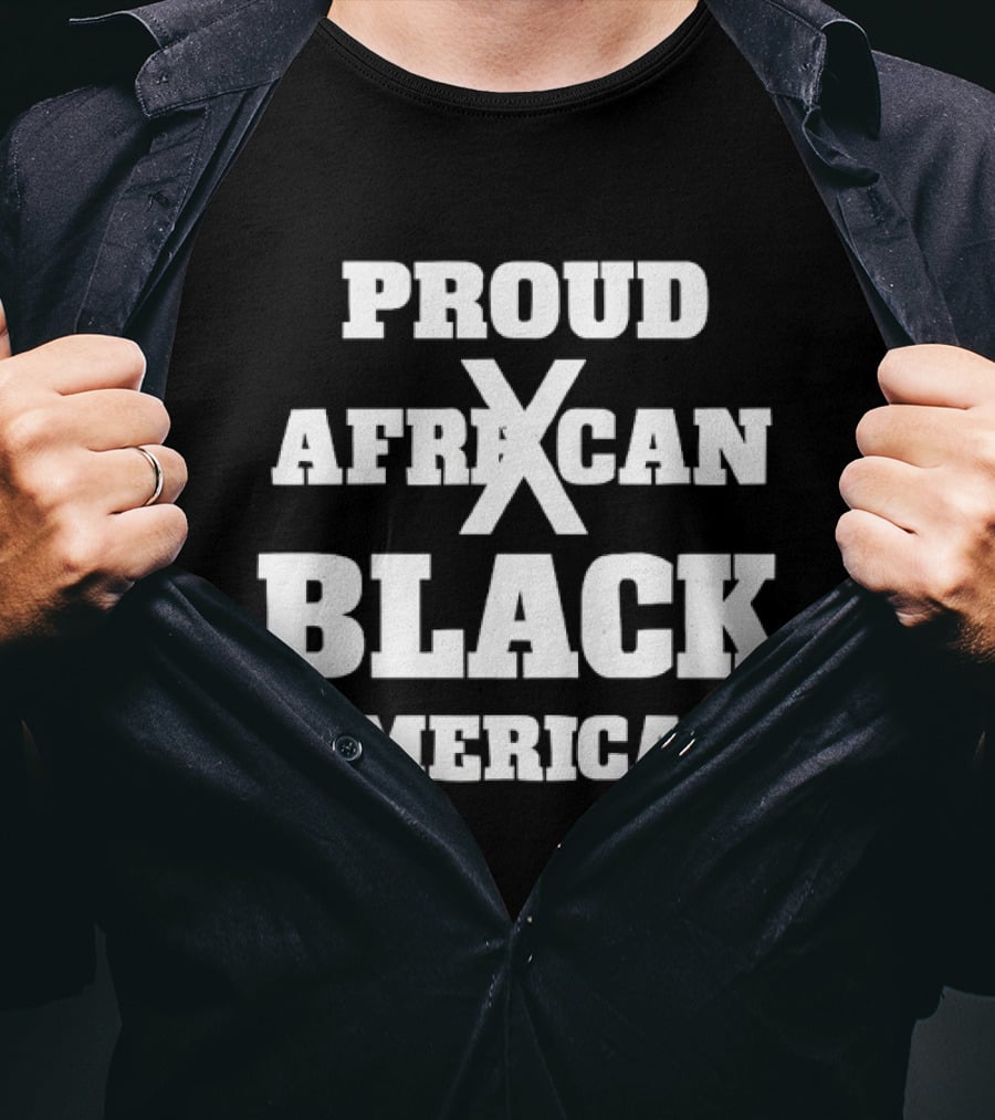 Proud African Black American Heritage Cultural Identity T-Shirt